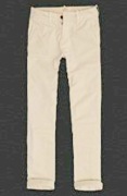 Hollister Abercrombie popielate ecru spodnie eleganckie W34 L32