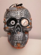 Cyborg, android, głowa robota, czaszka, handmade