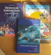 Edukacja europejska- podręcznik+ Unia Europejska krok po kroku+ komiks 