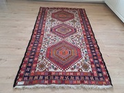 Niezwykły perski wełniany recznie tkany Qashqai – Iran – 110x210 cm