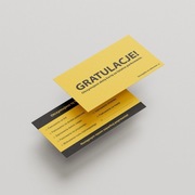 Karne Wizytówki za Złe Parkowanie / 100 sztuk