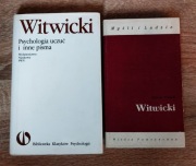 Władysław Witwicki ZESTAW 2ks - Psychologia uczuć i inne pisma + Biografia