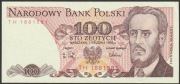 Polska 100 złotych 1988 - Ludwik Waryński - TH - stan bankowy UNC -