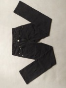 Monday Szare Jeansy proste Straight Melanż 26 34 XS Basic Vintage