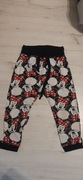 Wygodne spodnie lekkie przewiewne Myszka Minnie r.92-98, 2-3 lata