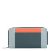 Portfel włoski MyWalit damski skóra  szaro -czerwony, różne kolory