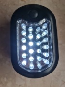 Latarka lampa bardzo jasna 24 3 led 3 x bateria aaa r3 obrotowy hak magnes 