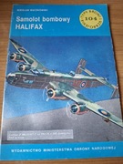 Typy broni I uzbrojenia.  Samolot bombowy HALIFAX. Wyd. MON.