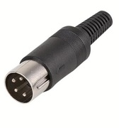 Wtyk DIN 4 pin, zasilanie stacji dysków Commodore