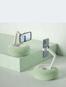 2 w 1 pluszowa poduszka stojak na telefon uchwyt na Tablet miękkie w~8009