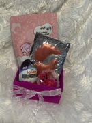 Różowy zestaw prezentowy dla ukochanej osoby