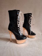 Szpilki na platformie, buty do pole dance, 37, powystawowe