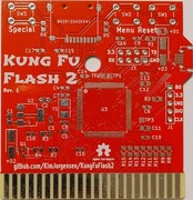 Płytka PCB kartridża KungFu Flash v2 do C64 