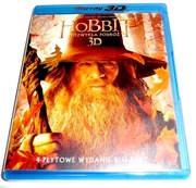 Blu-Ray HOBBIT Niezwykła Podróż Polskie Wydanie 3D/2d 4 Płyty BluRay