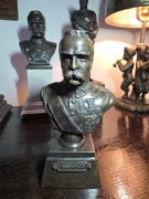 Popiersie brąz Marszałek Józef Piłsudski K.Hukan 1936