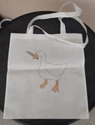 Eko torba shopper gęś z nożem honk