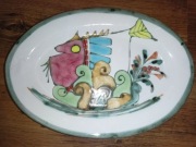 Duży półmisek z motywem ryby VINTAGE Portugalia (numer 1)  