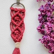 Makrama brelok boho do kluczy 