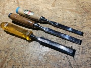 Zestaw zabytkowych dłut Kirschen,spann sage