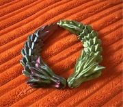 Breloczki wielokolorowe smoki dragon 3D