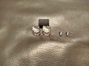 Kolczyki Hello Kitty różowe – dziewczęce, lekkie, urocze