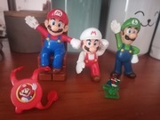 Figurki Mario Bros McDonald's Kinder spinacz retro