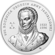 50zł 500 rocznica urodzin Anny Jagiellonki 