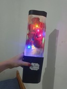 Świecące Czerwone sztuczne róże