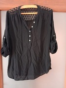 Bluzka r. M, koszula z koronką 