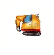 Balon foliowy Koparka Budowa Auto urodziny dekoracja 73x62cm