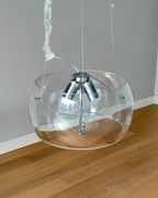 Lampa wisząca szklana 40 cm – nowoczesna, elegancka, regulowana wysokość