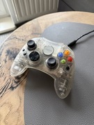 Pad kontroler xbox classic crystal nowe analogi, czysty sprawny