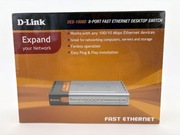 Switch 8-Portowy D-LINK  DES-1008D 8-Port Fast Ethernet