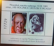 POLSKA 1981 PICASSO NOWODRUK 2580 ND BLOK 114