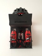 Wieszak Rowerowy na ścianę oraz opaska do koła rowerowego firmy Stasdock