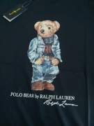 Czarna koszulka Polo Ralph Lauren miś bear męska 