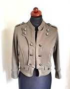 Krótka kurtka militarna khaki vintage alternative r. S/M cotton