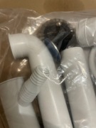 Syfon jednokomorowy Laveo chrom.