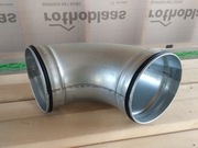 Łuk tłoczony / kolano z uszczelką 90 stopni, fi160