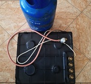 Płyta gazowa Amica, butla gazowa zestaw