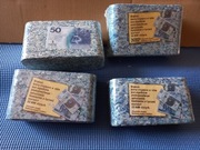 Brykiet NBP PWPW banknotów 50zl zniszczonych