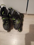 Rolki czarne dla dziewczynki lub chłopca 