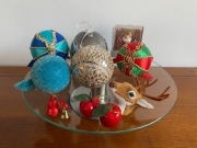 Zestaw Świąteczny Bombki Figurki 