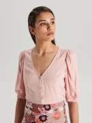 Nowa bluzka Cropp M 38 wiskoza crop top koszula ja