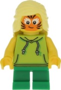LEGO FIGURKA DZIEWCZYNKA TWARZ KOT 60234 cty1014 N