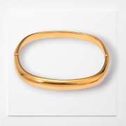 Pozłacana 18K Bransoletka Unisex – Elegancja i Nowoczesność