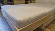 Materac kieszeniowy MKFoam Koło Estrella Lux 140x200 Lateks x2 Świetny stan