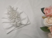 Turban i chusta z koronką 