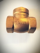 Zawór zwrotny klapowy 5/4 mosiężny dn32 1 1/4