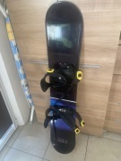 Deska snowboardowa WARP 140 cm wiązania